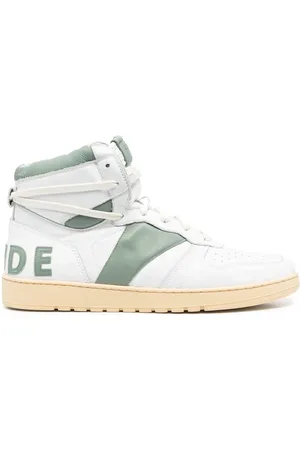 Rhude Rhecess-Hi sneakers i læder