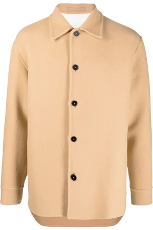 Jil Sander Skjortejakke med knapper og lange ærmer