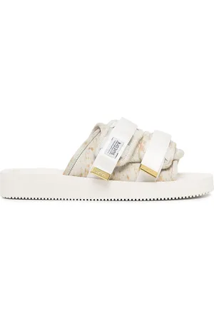 SUICOKE Moto-Vhl sandaler med lammeskindskant