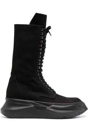 Rick Owens Army Abstract combat-støvler