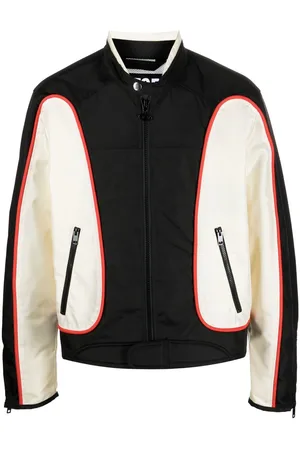 Diesel J-Blink bikerjakke med colourblocking