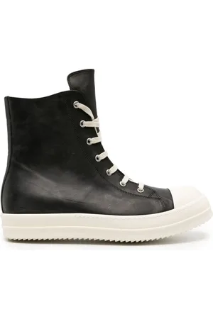 Rick Owens High-top sneakers i læder