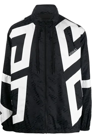 VERSACE Vindjakke med La Greca-tryk