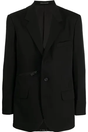 YOHJI YAMAMOTO Blazer med zigzag-detalje