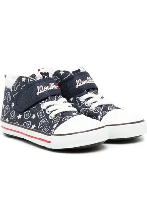 Miki House High-top sneakers med bamsetryk