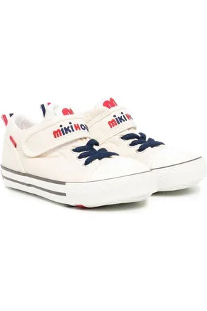 Miki House High-top sneakers med logo-broderi