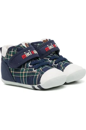 Miki House Ternede sneakers med burrelukning