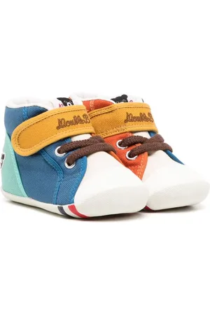 Miki House Sneakers med colourblocking og burrelukning