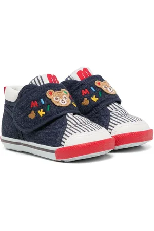 Miki House Sneakers med broderi og burrelukning