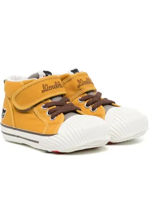 Miki House Sneakers med broderet logo og burrelukning