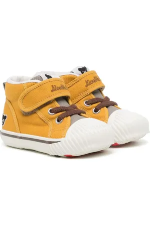 Miki House Sneakers med broderet logo og burrelukning