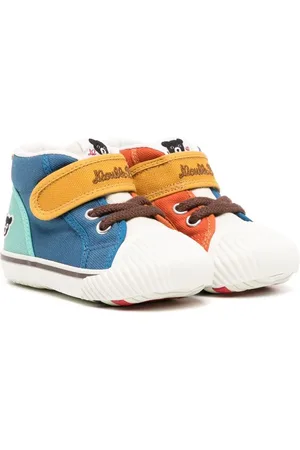 Miki House Sneakers med colourblocking og burrelukning