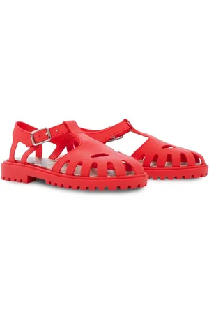 Burberry Vintage sandals i gummi med ternet for