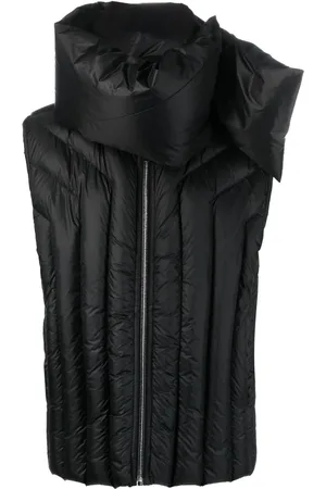 Rick Owens Gimp dunvest med aftagelig hals