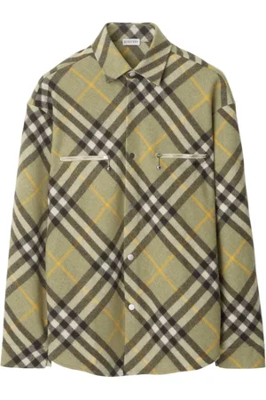 Burberry Ternet skjortejakke i uldblanding