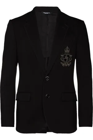 Dolce & Gabbana Jersey-blazer med logomærke