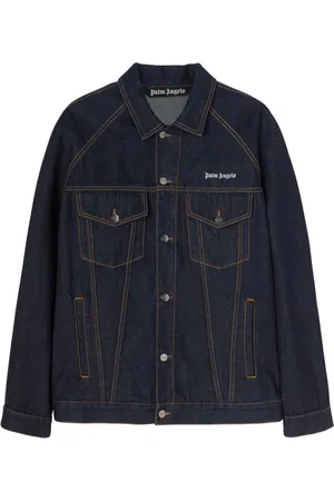 Palm Angels Denimjakke med broderet logo