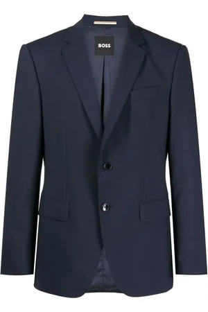 HUGO BOSS Enkeltradet blazer med hakrevers