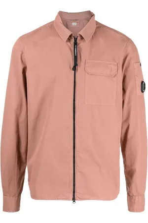 C.P. Company Sweatshirt med rund hals og linsedetalje