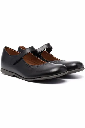 PèPè Ballerinaer i læder med brogue-detalje