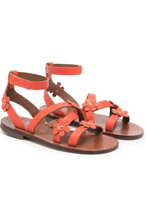 PèPè Rouge sandaler med blomsterapplikationer