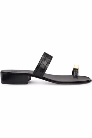 Giuseppe Zanotti Bardack sandaler med krokodilleeffekt