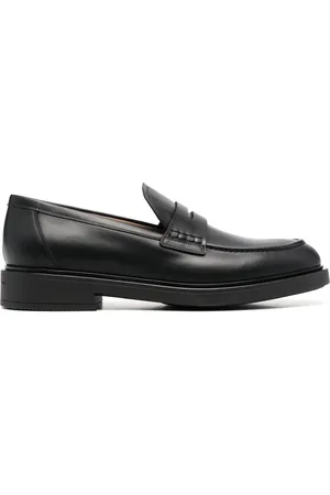 Gianvito Rossi Penny-loafers i læder