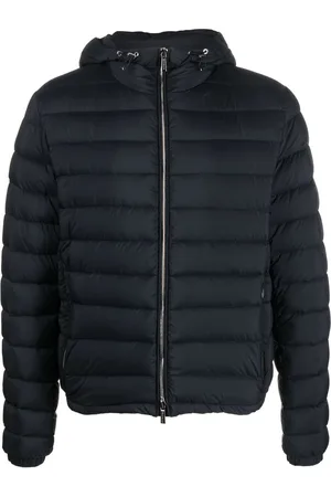 MOORER Dunjakke med quiltet finish