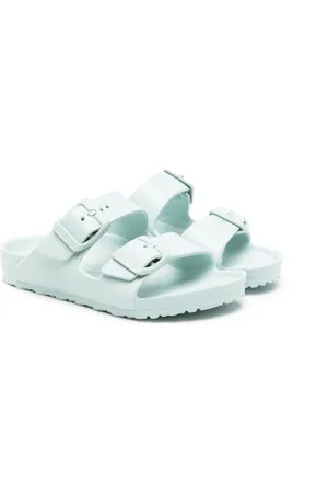 Birkenstock Logo-prægede Arizona sandaler i læder