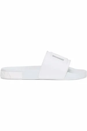Dolce & Gabbana Sandaler med logo og udskæringsdetaljer