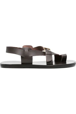 Ancient Greek Sandals Flade Paris lædersandaler