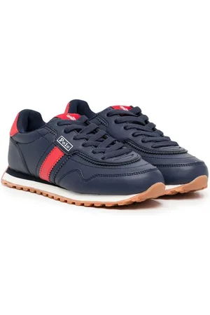 Ralph Lauren Sneakers med logotryk og snøre
