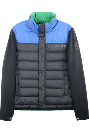 Moncler Dunjakke med paneler og lynlås