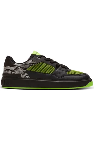 Balmain B-Court Flip sneakers med slangeskindseffekt