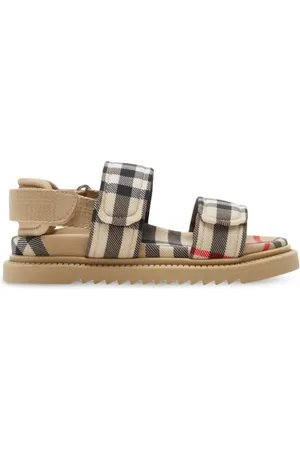 Burberry Vintage-ternede sandaler med åben tå