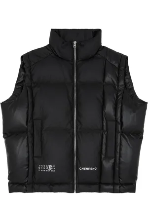 Maison Margiela X Chen Peng dunvest med logotryk