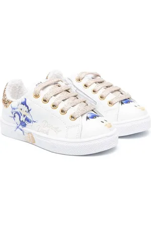 MONNALISA X Donald Duck sneakers i læder