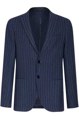 Etro Stribet blazer i bomuld