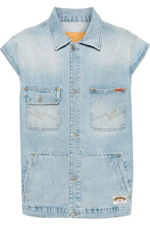 MARTINE ROSE Blewas denimvest