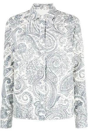 Etro Quiltet jakke med paisleytryk