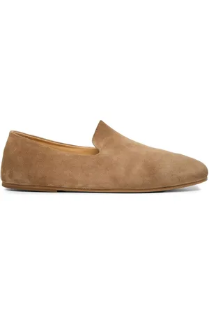 MARSÈLL Loafers i ruskind med rund snude