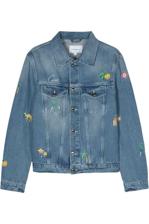 Casablanca Denimjakke med broderet motiv