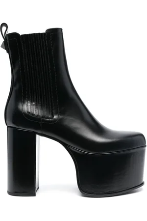 VALENTINO GARAVANI 130mm ankelstøvler i læder