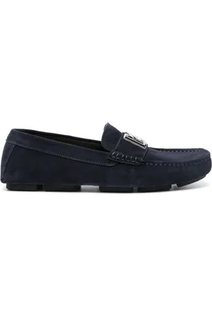 Dolce & Gabbana Læderloafers med logo-bogstav