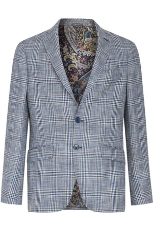 Etro Houndstooth-mønstret blazer