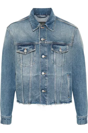Maison Margiela Denimjakke med råt snit