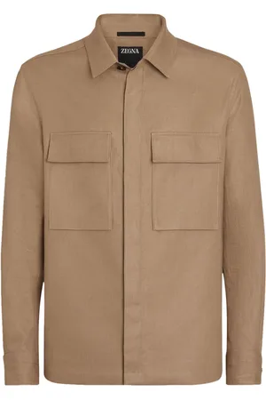 Ermenegildo Zegna Kort skjortejakke med knapper