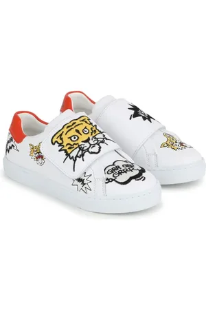 Kenzo Sneakers i læder med logomærke