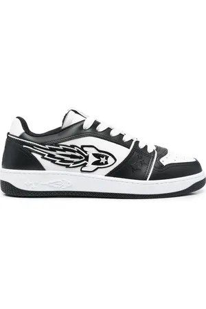 ENTERPRISE JAPAN Sneakers i læder med logodetalje