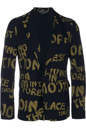 Comme des Garçons Blazer med typografi